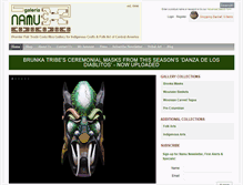 Tablet Screenshot of galerianamu.com